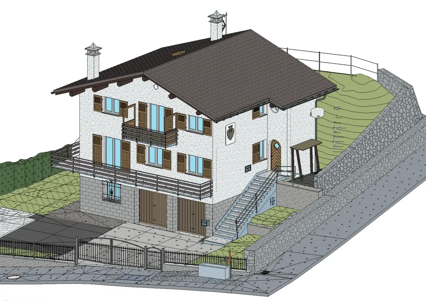 Multi-apartment building