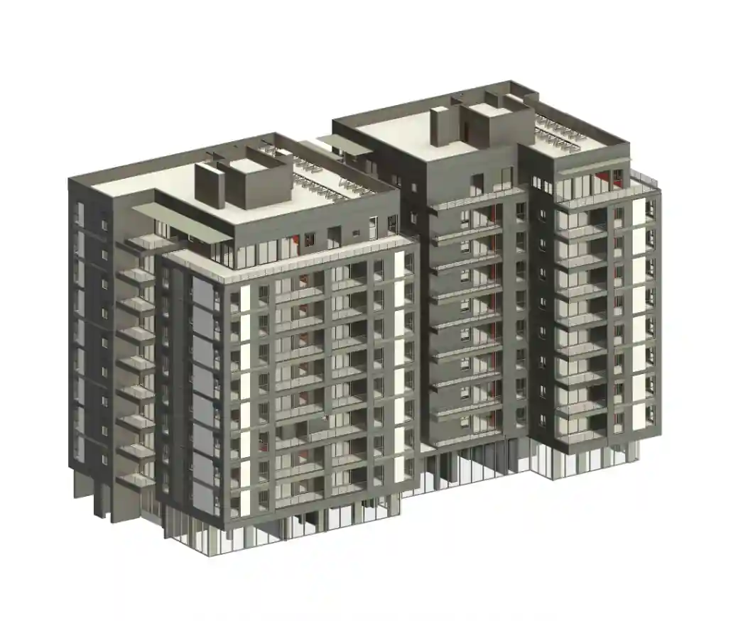 BIM Model 9-Story Building